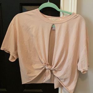 tan urban outfitters top